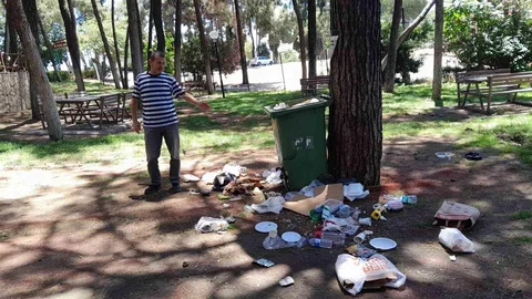 Aydın'da Mesire Alanı Çöplüğe Döndü