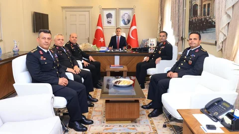 Muğla'da Jandarma Ziyareti Gerçekleşti