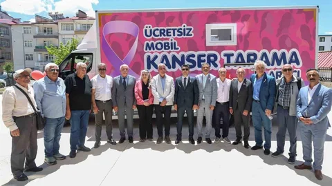 Tunceli’de Mobil Kanser Tarama Aracı Hizmete Girdi