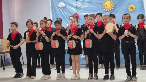 Adıyaman'da Öğrenci Sanat Gösterisi