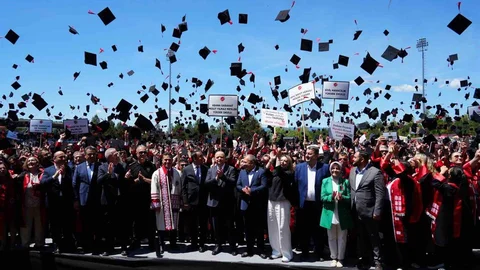 Kastamonu Üniversitesi'nde Mezuniyet Töreni