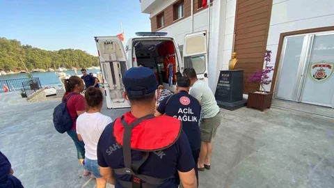 Tersane Adasında Tıbbi Tahliye Gerçekleşti