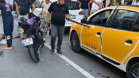 Keşan'da Motosiklet Kazası