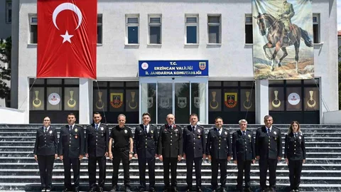 Erzincan'da Jandarma Teşkilatı Ziyareti