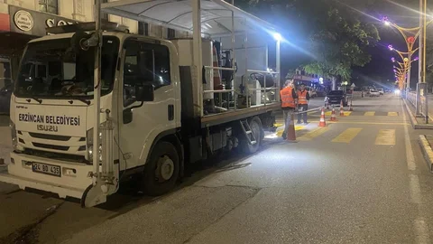 Erzincan'da Yaya Geçitleri Yenileniyor