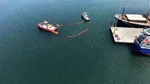Marmara Denizi'nde Kirlilik Tatbikatı Yapıldı