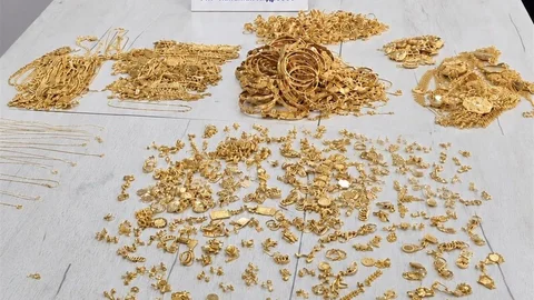 Edirne'de Sınır Kapısında Altın Yakalandı