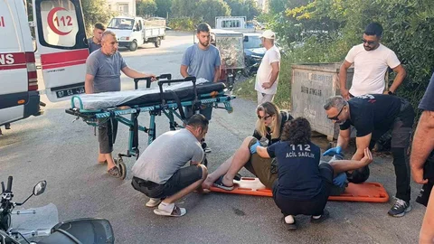 Antalya'da Motosiklet Kazası