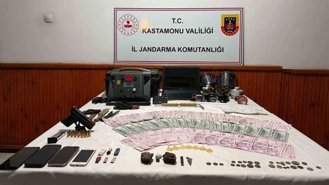 Kastamonu'da Kaçak Kazı Operasyonu