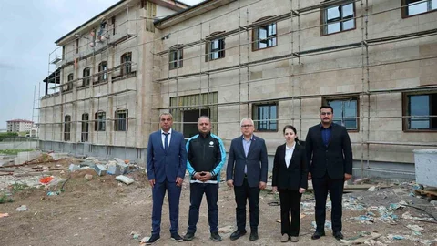 Hafik'te Devlet Hastanesi İnşaatında Sona Gelindi