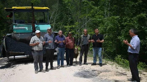 Kastamonu'da Köy Yolları Asfaltlandı