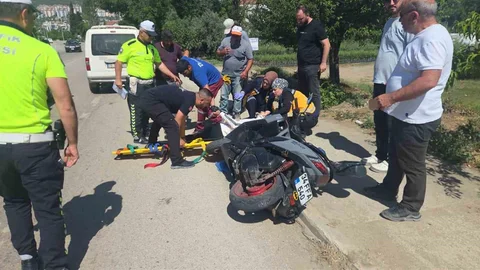 Bursa'da Motosiklet Kazası