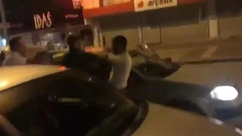 Ankara'da Trafikte Kavga Görüntülendi