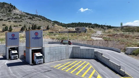 Honaz'da Katı Atık Aktarma İstasyonu Açıldı