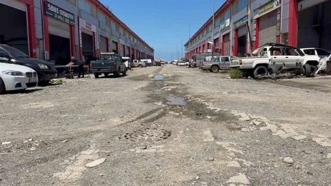 Rize'de Su Hattı Çalışması Sorun Yarattı