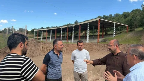 Tosya'da Güreş Sahası Yenileniyor