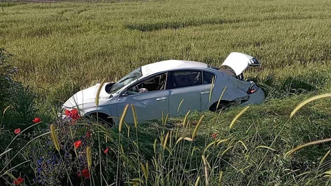 Tokat'ta Traktör İkiye Bölündü