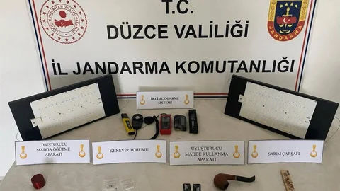 Düzce'de Uyuşturucu Operasyonu Gerçekleşti