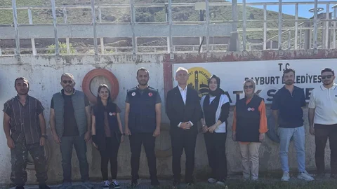 Bayburt'ta Atık Su Tesisine Denetim