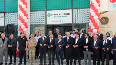 Şırnak’ta Ücretsiz Düğün Salonu Açıldı