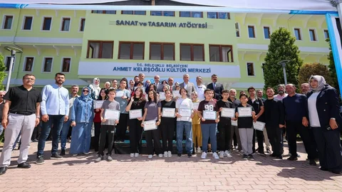 Konya'da Yıl Sonu Sergisi Tamamlandı