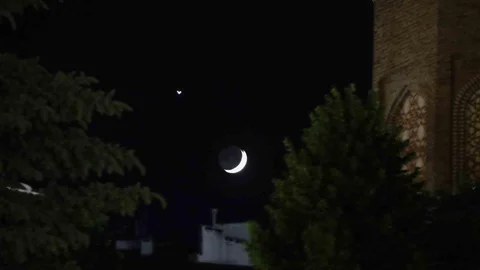Sivas’ta Ay-Yıldız Görüntüsü Oluştu