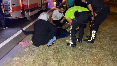 Bursa'da Motosiklet Kazası
