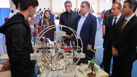 Bayburt'ta Mesleki Eğitim Fuarı Yapıldı