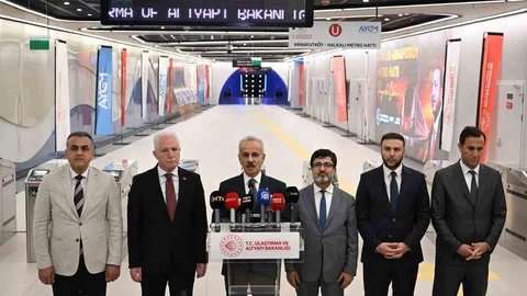 Halkalı-İstanbul Havalimanı Metro Hattı Açılıyor
