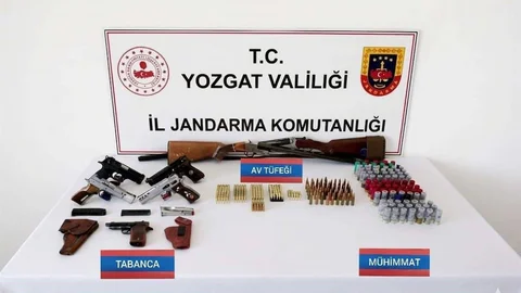 Yozgat’ta Ruhsatsız Silah Operasyonu