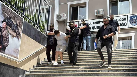 İstanbul'da Haraç İsteyen Şüpheliler Adliyeye Sevk Edildi