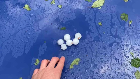 Kastamonu'da Dolu Yağışı Etkili Oldu