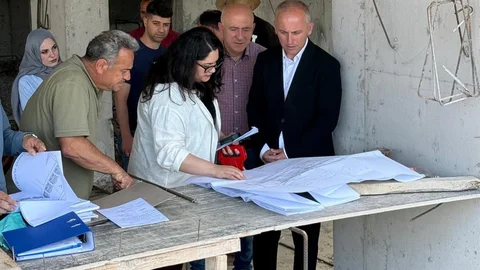 Bayburt'ta Şantiye Denetimleri Gerçekleştirildi