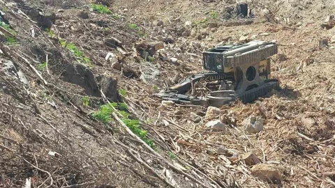 Antalya'da İş Makinesi Kazası