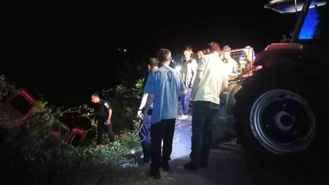 Kastamonu'da Hafif Ticari Araç Kaza Yaptı