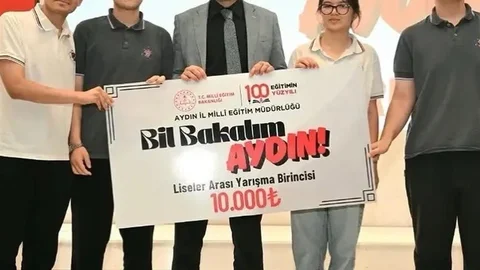 Aydın Fen Lisesi Bilim Yarışmasında Birinci Oldu
