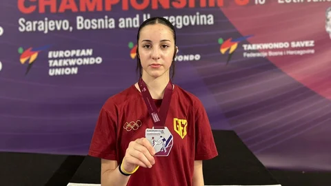 Aydınlı Tekvandocu Rümeysa Avrupa İkincisi Oldu