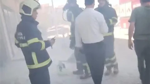 Adıyaman'da İş Merkezinde Yangın
