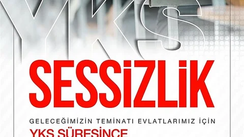 YKS Sınavında Sessizlik Çağrısı
