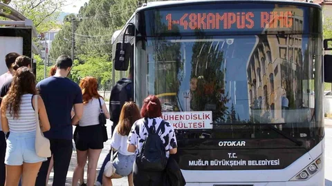 Muğla'da Ücretsiz Ulaşım Desteği
