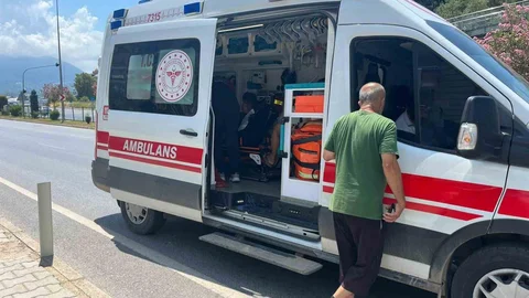 Alanya'da Motosiklet Kazası Yaşandı
