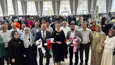 Düzce'de Giyim Üretim Kursları Sergisi