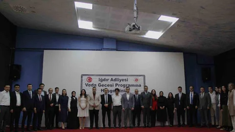 Iğdır'da Hakim ve Savcılara Veda Programı
