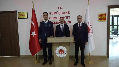 Gümüşhane'de Adalet Bakan Yardımcısı Ayyıldız