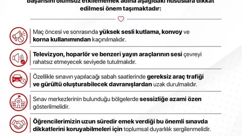 YKS Öncesi Milli Maçta Dikkat Edilmesi Gerekenler