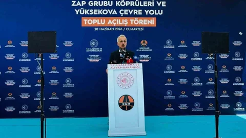 Hakkari'de Ulaşım Projeleri Açılışı