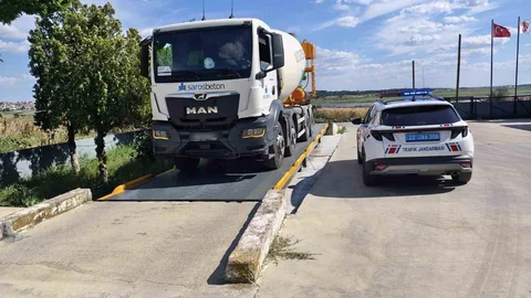 Edirne'de Aşırı Yük Cezası