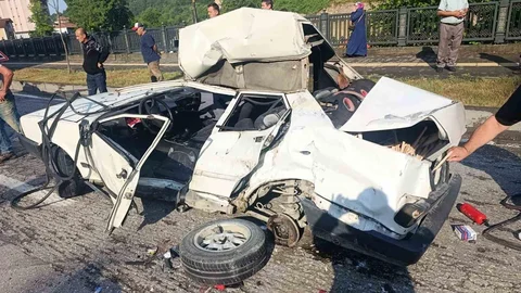 Zonguldak'ta Kaza Sonucu Yaralı Var
