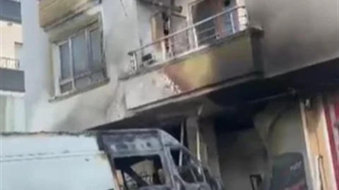 Ankara'da Gece Yangın Olayı