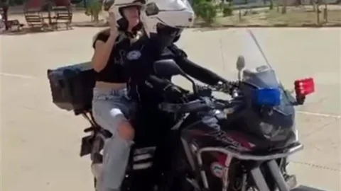 Keşan'da Motosikletli Polis Desteği